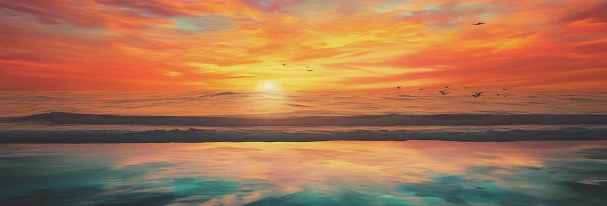 Easter Morning Sunrise: Web Graphic