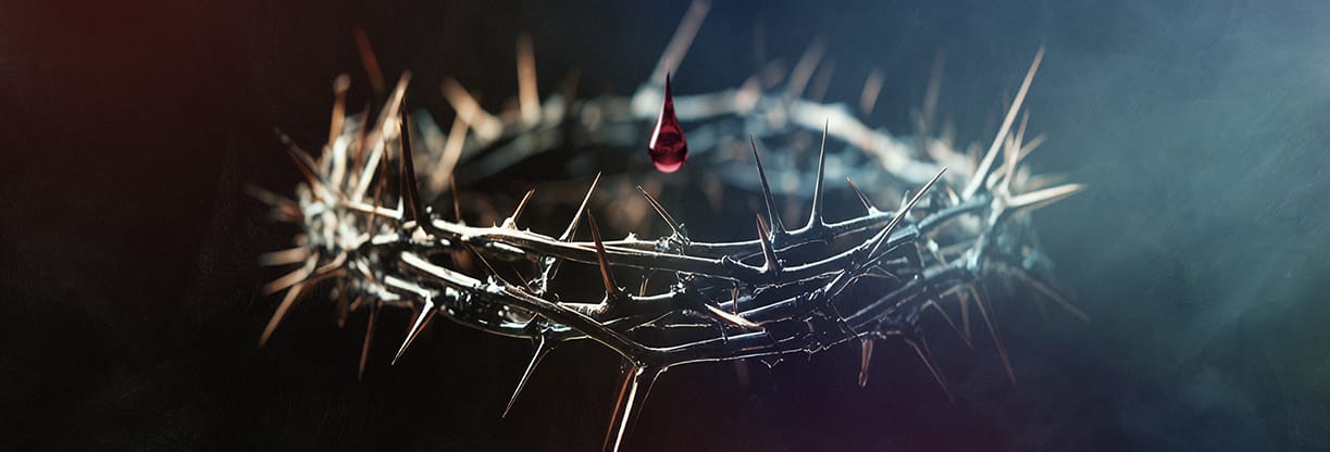 Good Friday - Blood Drop Moody Crown Worship Night: Web Banner