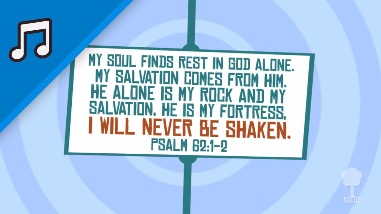 Never Be Shaken Worship Video for Kids Instrumental