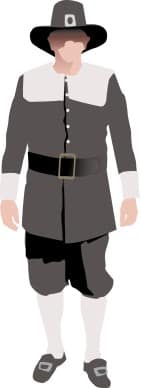 Symbolic Pilgrim Man