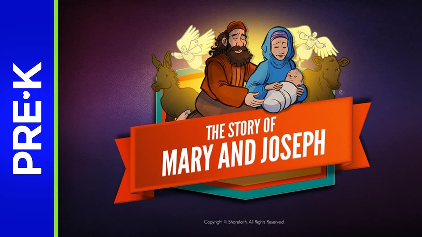 Luke 2 Mary and Joseph Christmas Story Preschool Bible Video