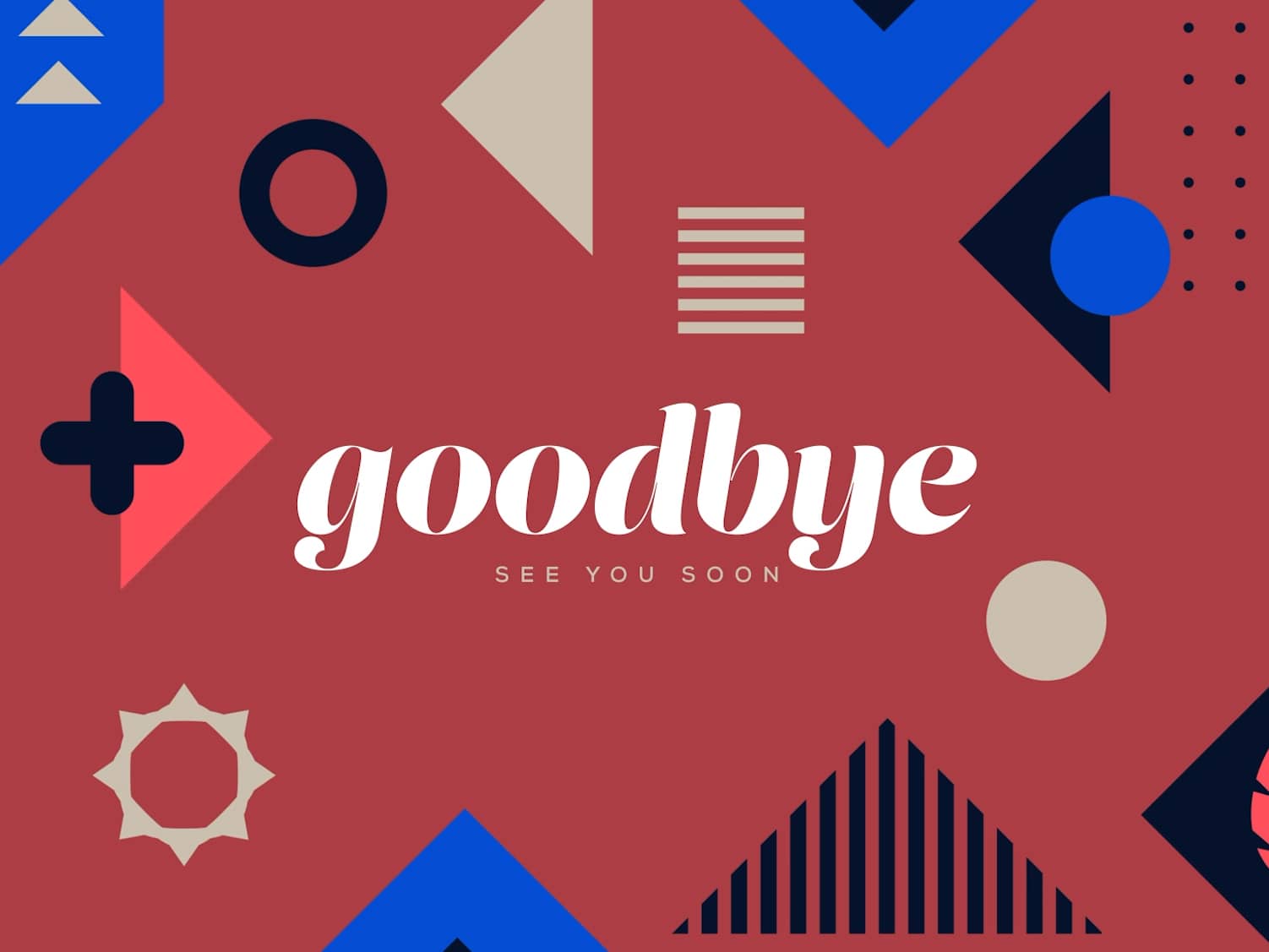 Lent Season Church Goodbye