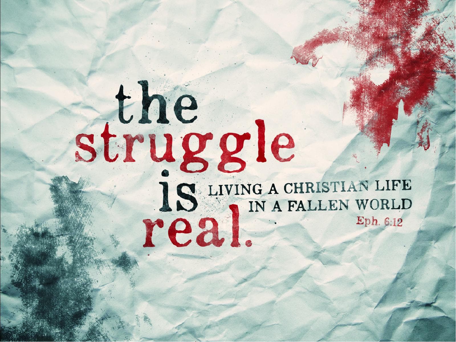 The Struggle Is Real Church PowerPoint