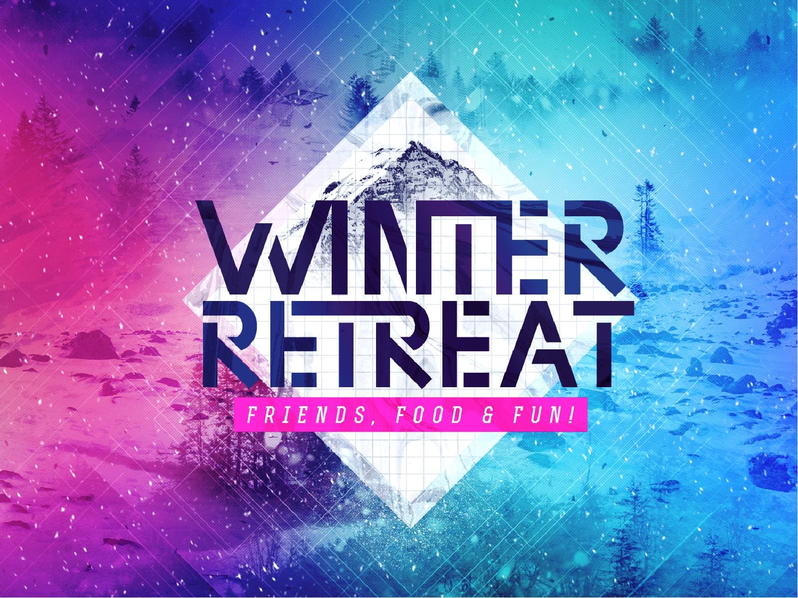 Winter Retreat Church PowerPoint Template