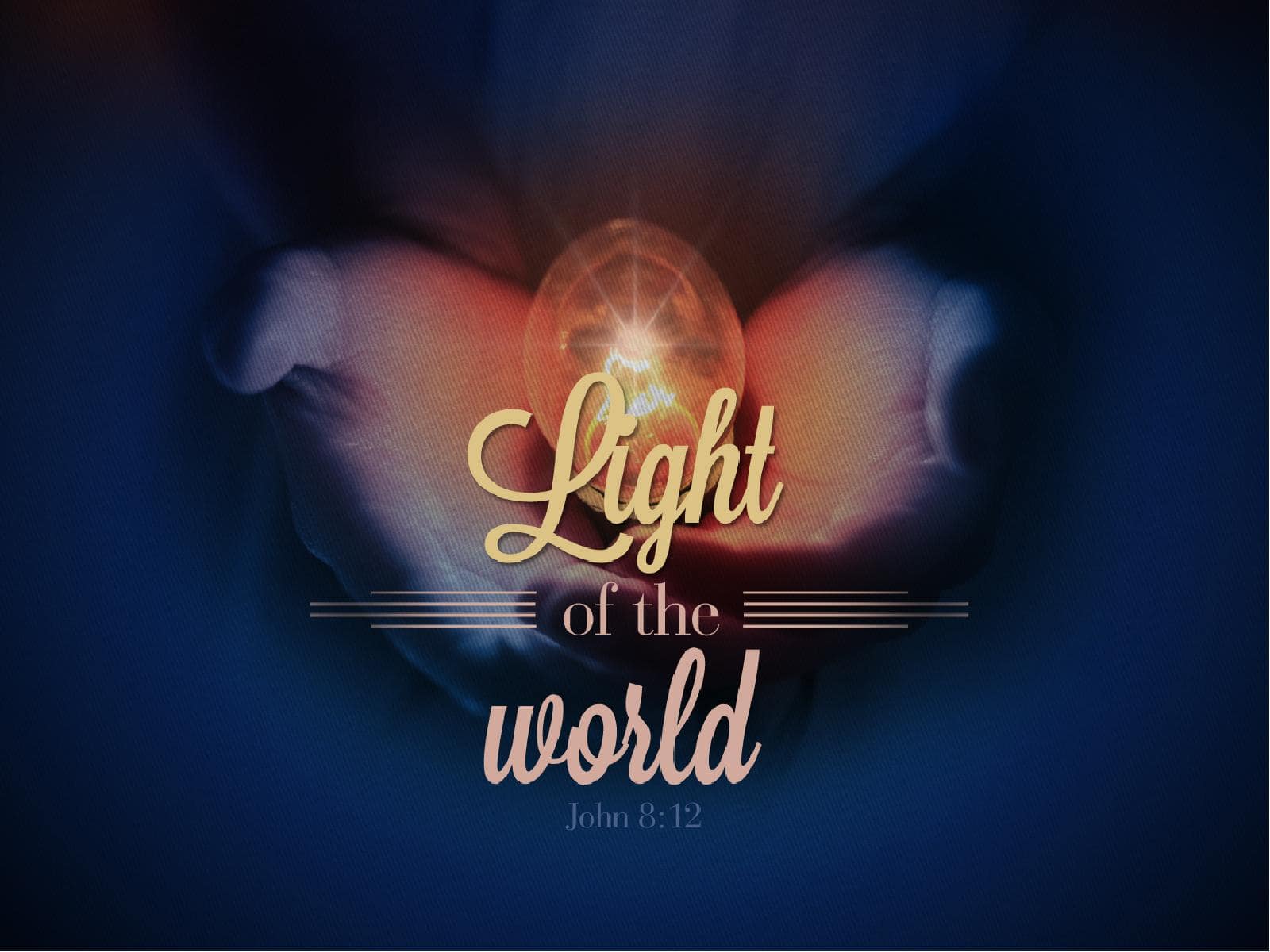 Light Of The World Christmas PowerPoint Sermon Template