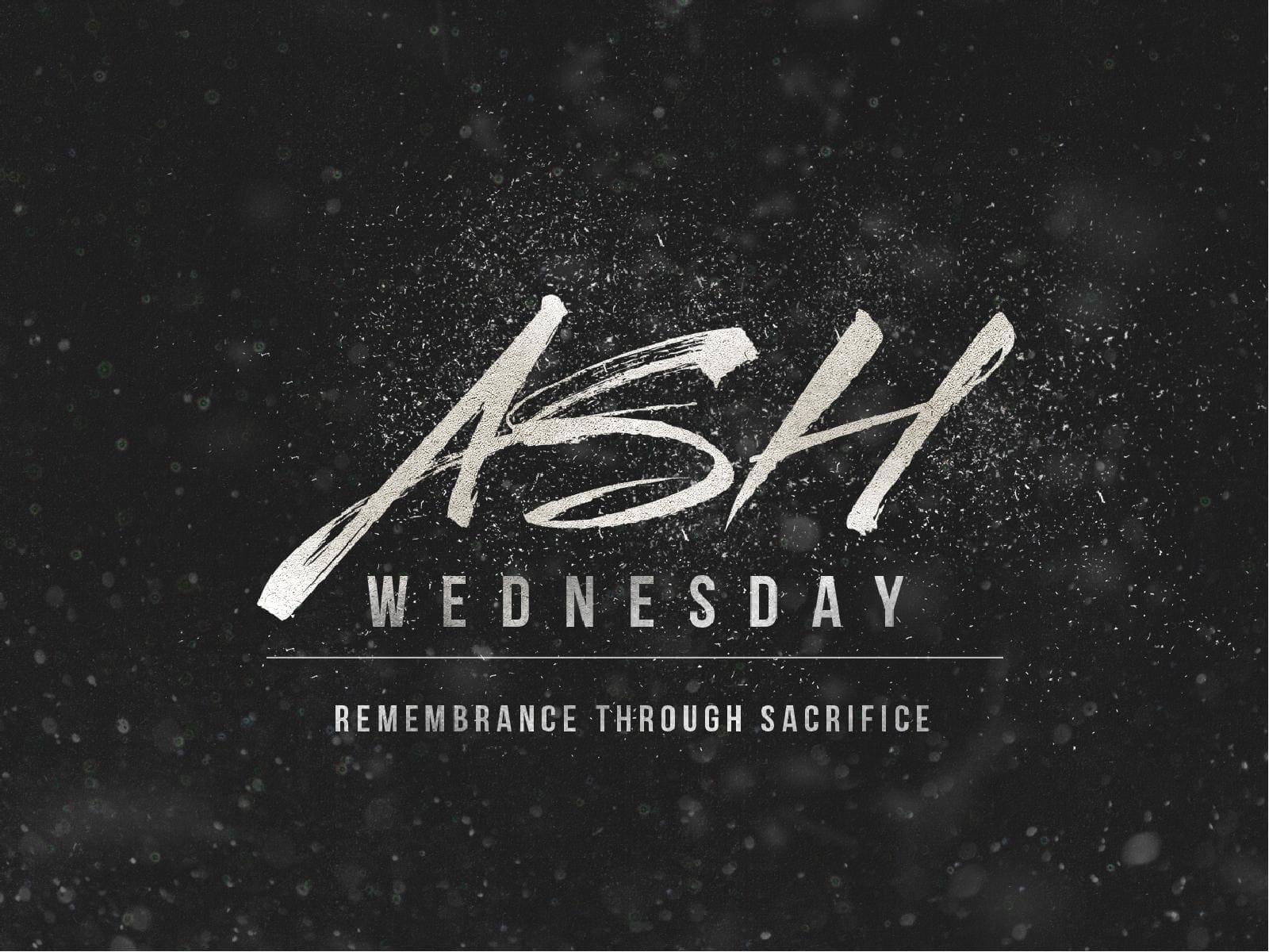 Ash Wednesday Remembrance Ministry PowerPoint