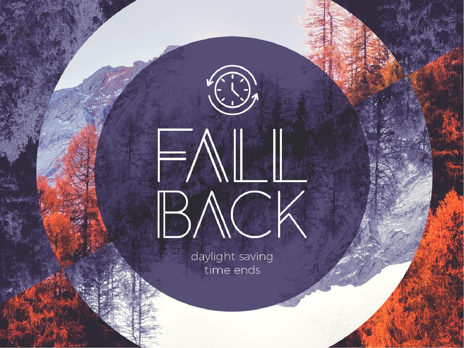Fall Back Purple Church PowerPoint