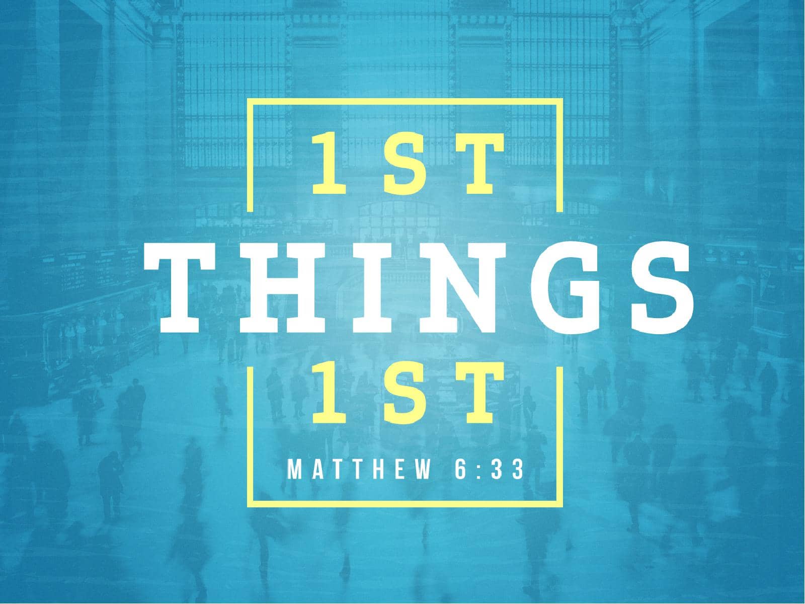 Seek First The Kingdom Of God Sermon PowerPoint