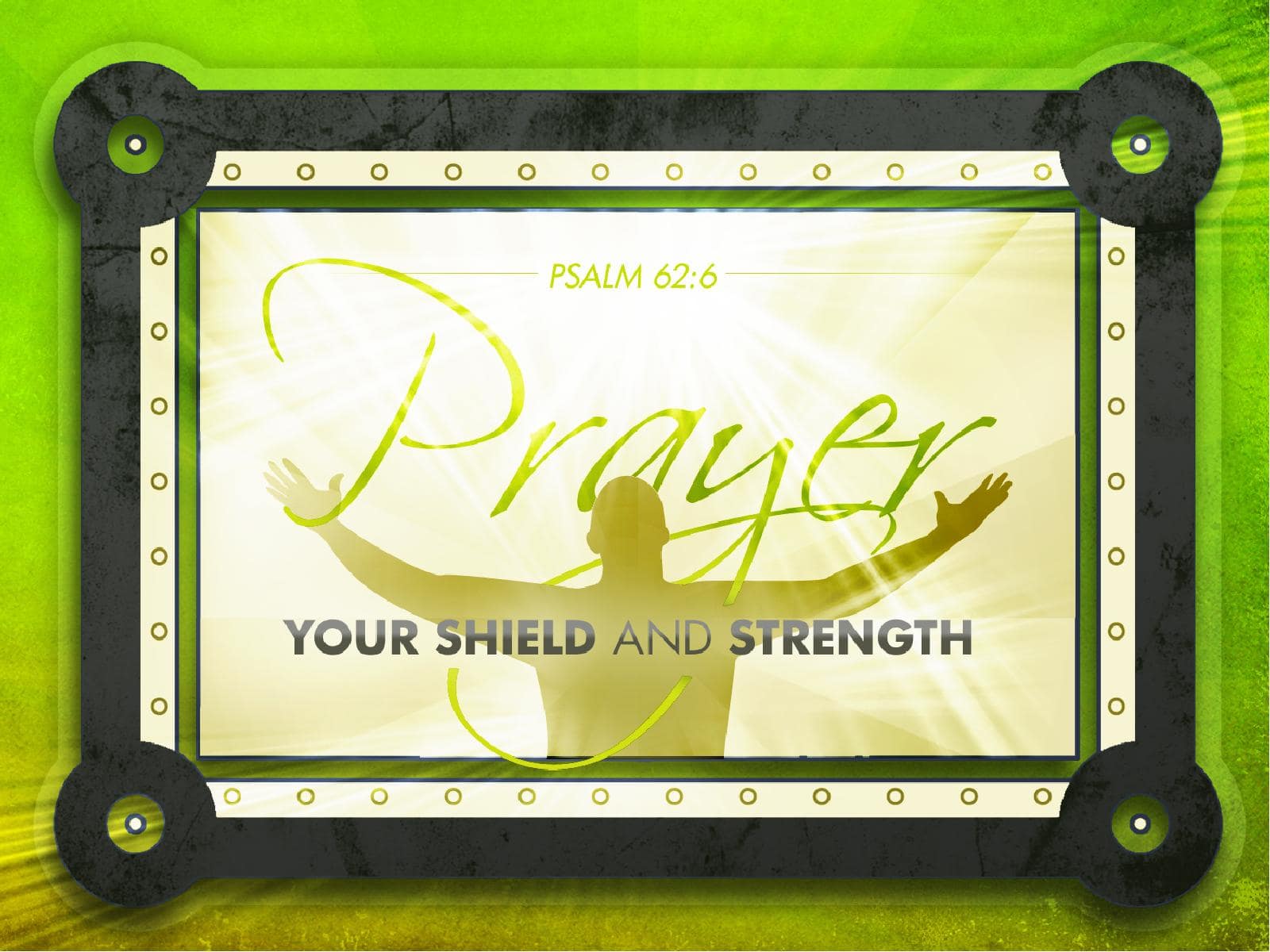 Prayer Shield PowerPoint Template