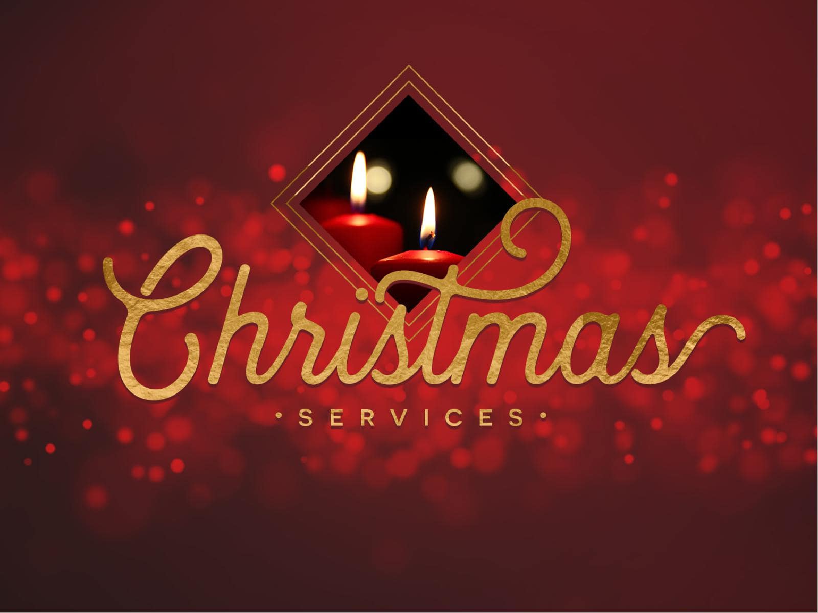 Christmas Church Services PowerPoint Template
