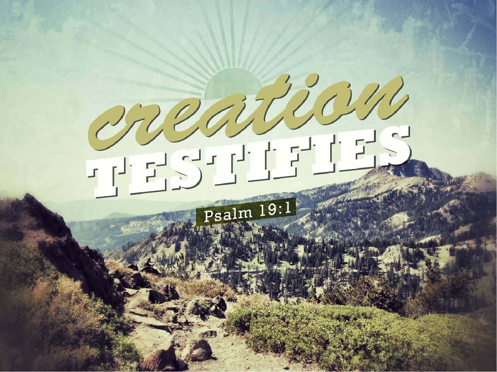 Creation Testifies PowerPoint Sermon