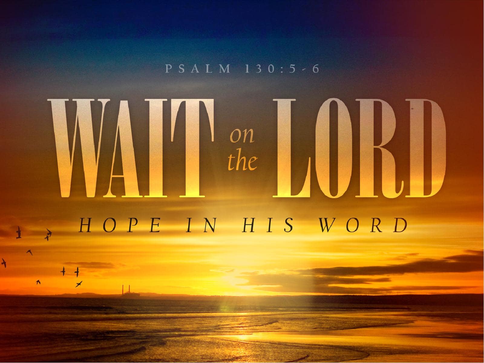 Wait on the Lord Christian PowerPoint