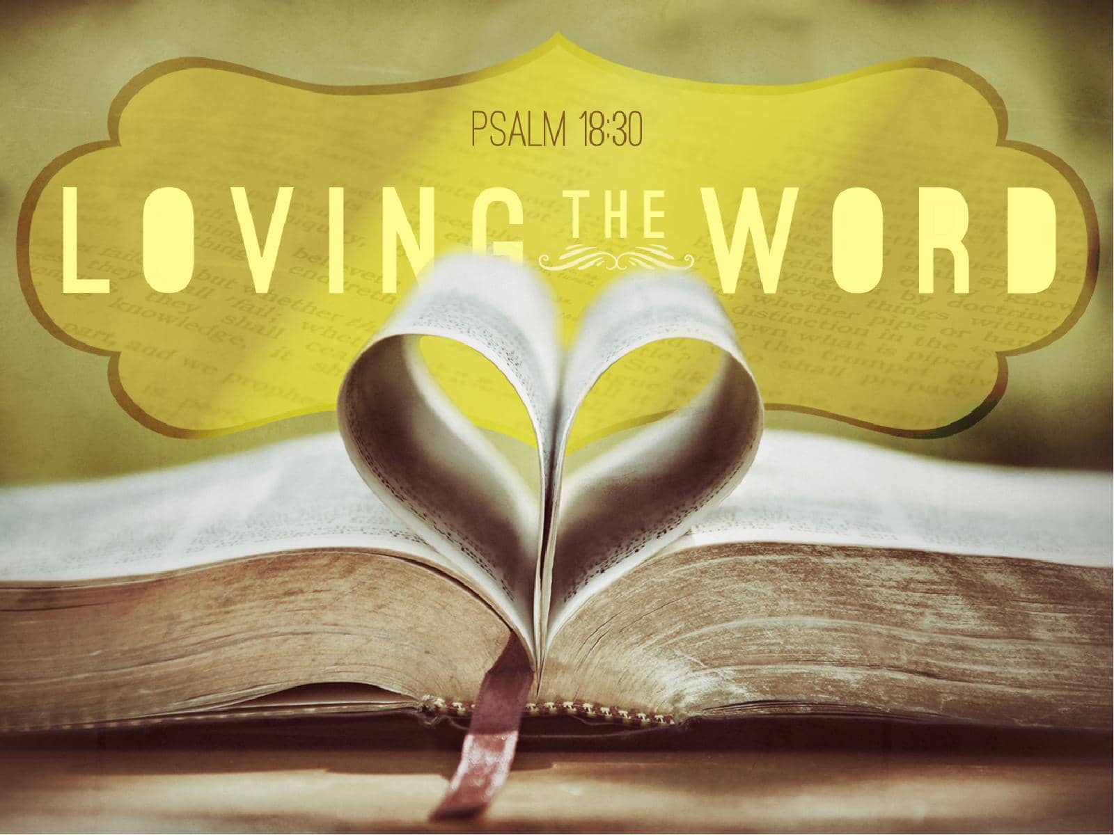 Loving The Word Of God PowerPoint Sermon Template