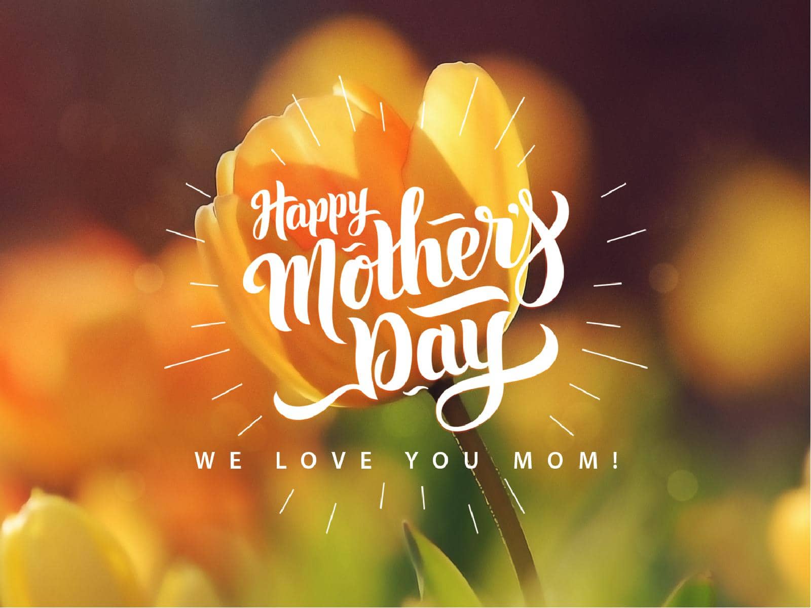 Yellow Tulip Mother's Day Church PowerPoint