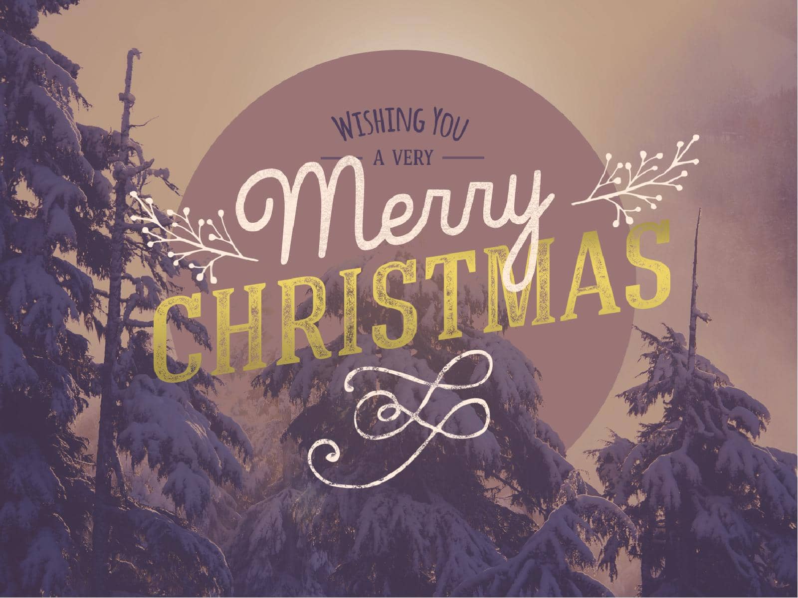 Wishing a Merry Christmas PowerPoint