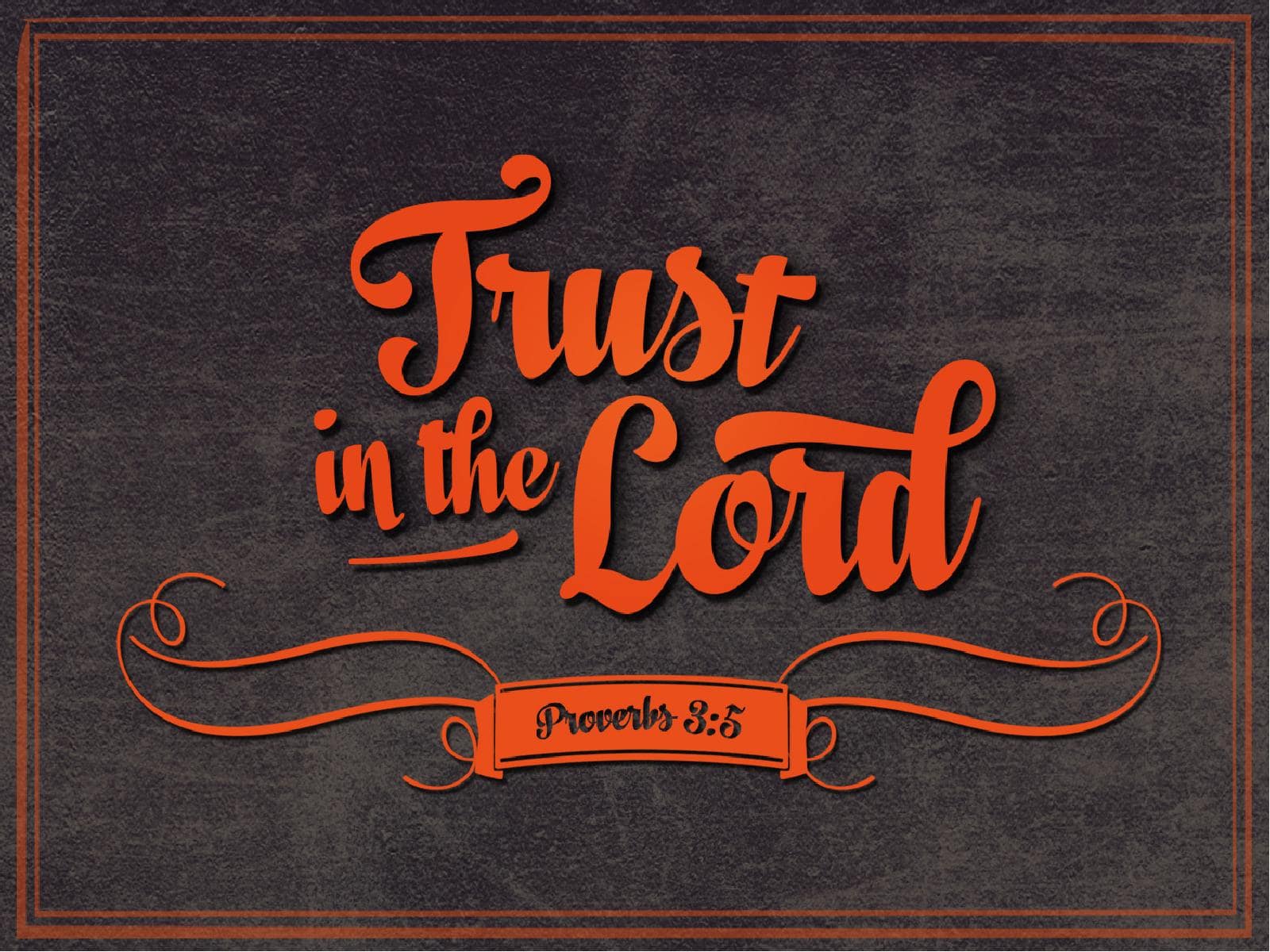 Trust in the Lord Church PowerPoint