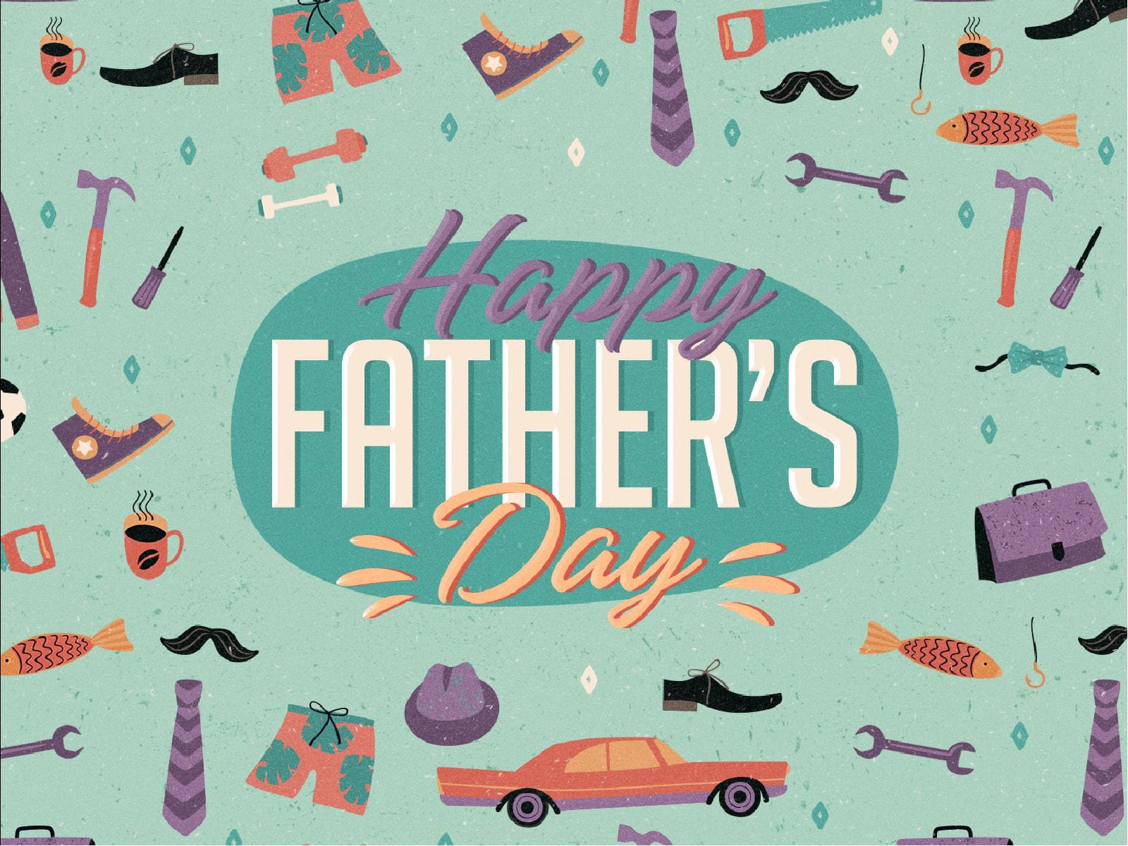 Manly Father's Day Church Title Graphic