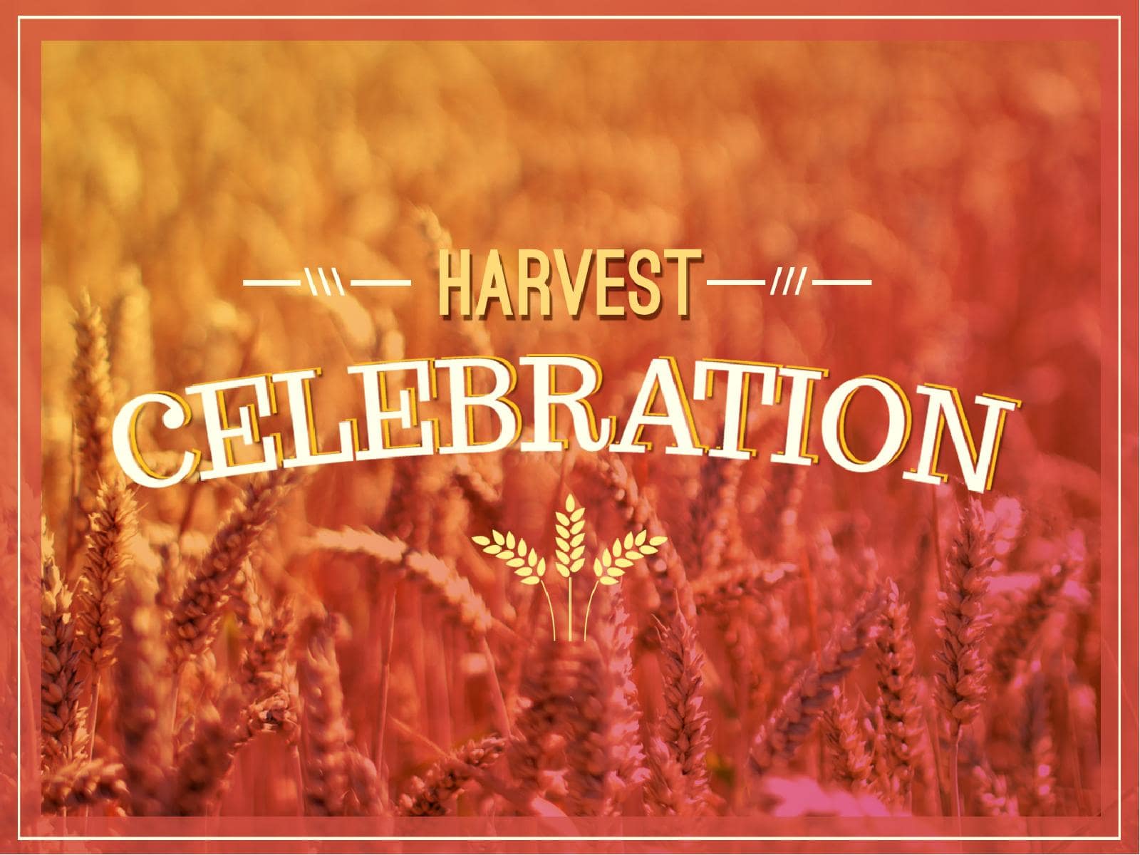 Church Harvest Celebration PowerPoint