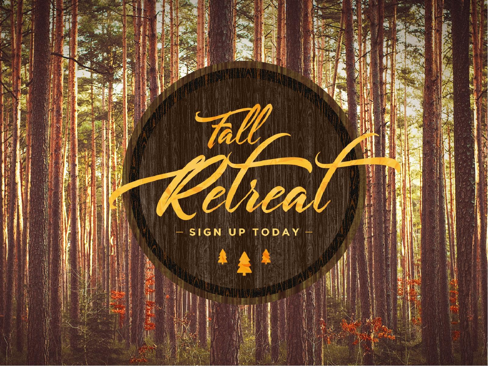 Fall Retreat Church PowerPoint