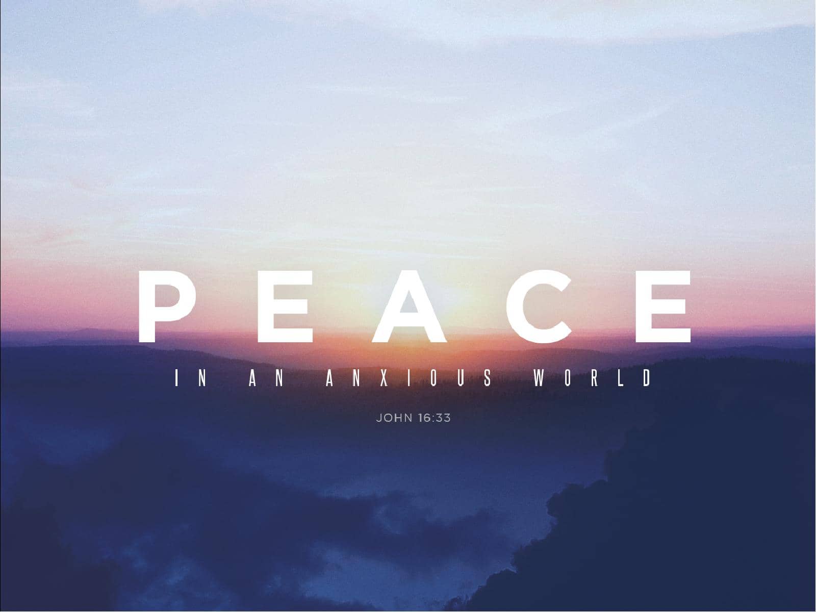Peace Of Mind Sermon Graphic