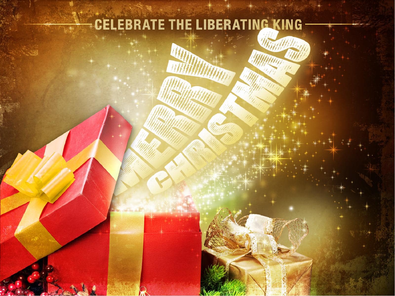 Celebrate the King PowerPoint Template