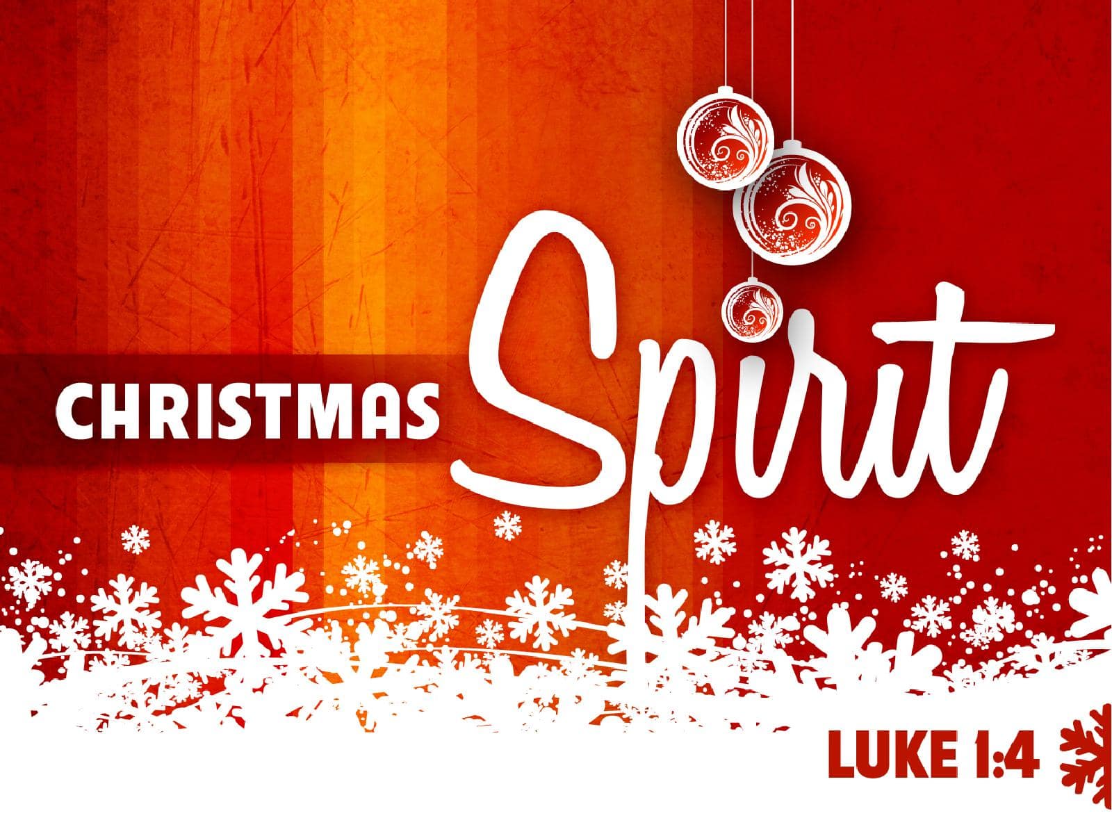 Christmas Spirit PowerPoint Template