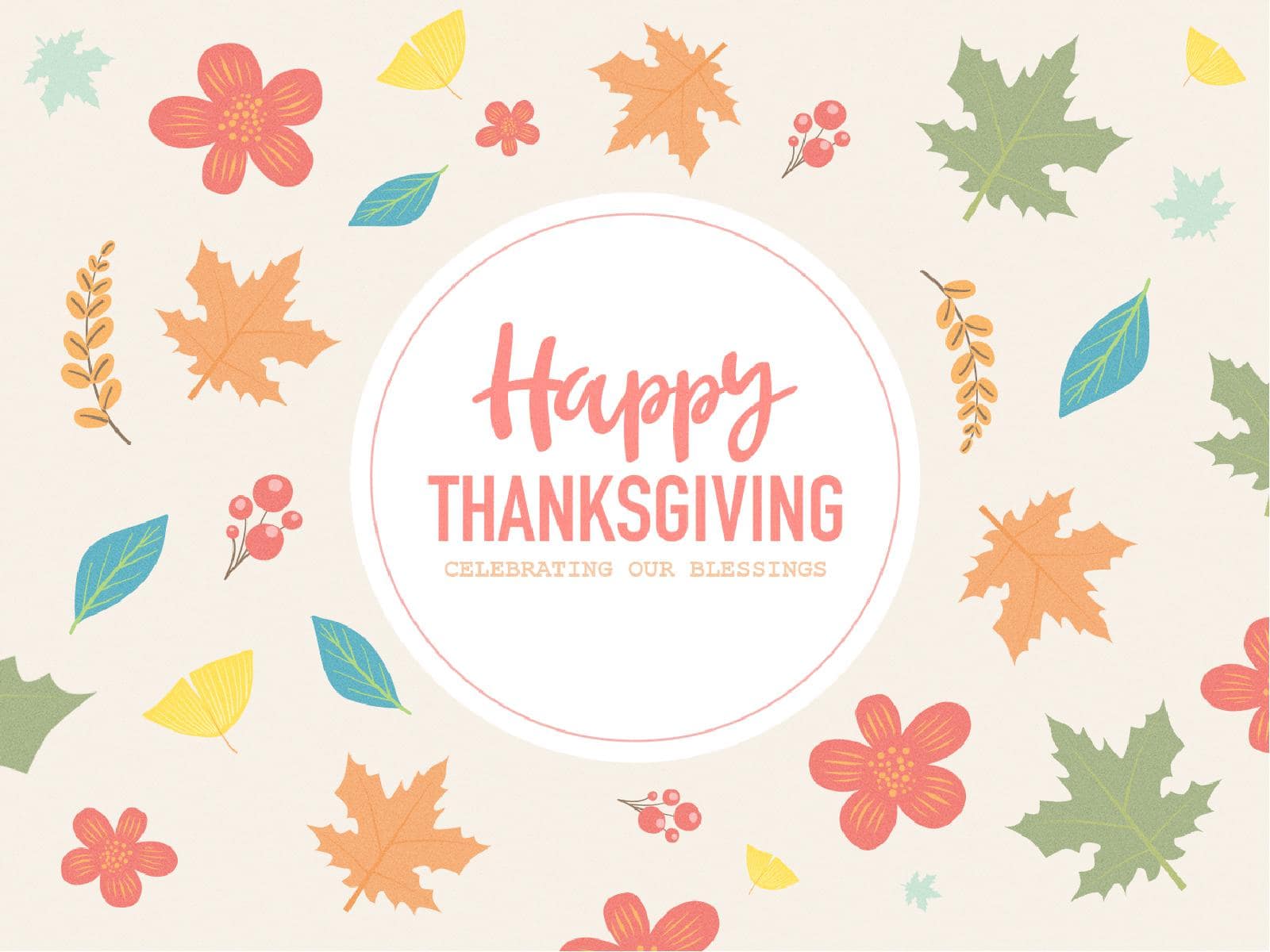 Thanksgiving Blessings Church PowerPoint