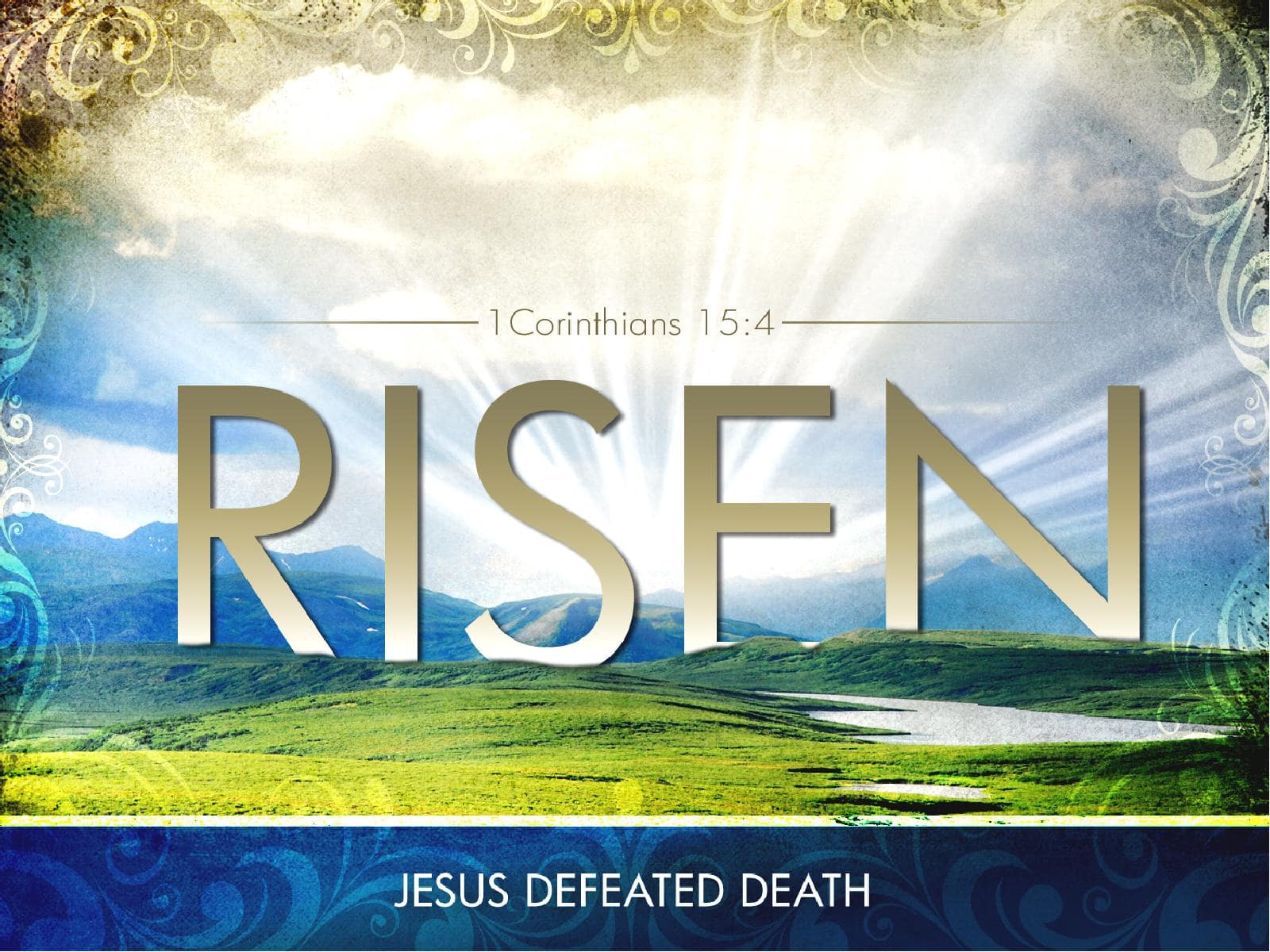Risen PowerPoint Template