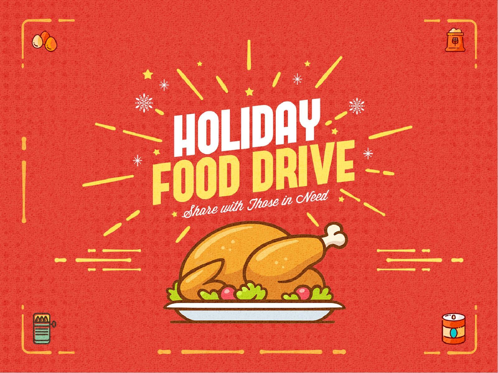 Holiday Food Drive Church Powerpoint