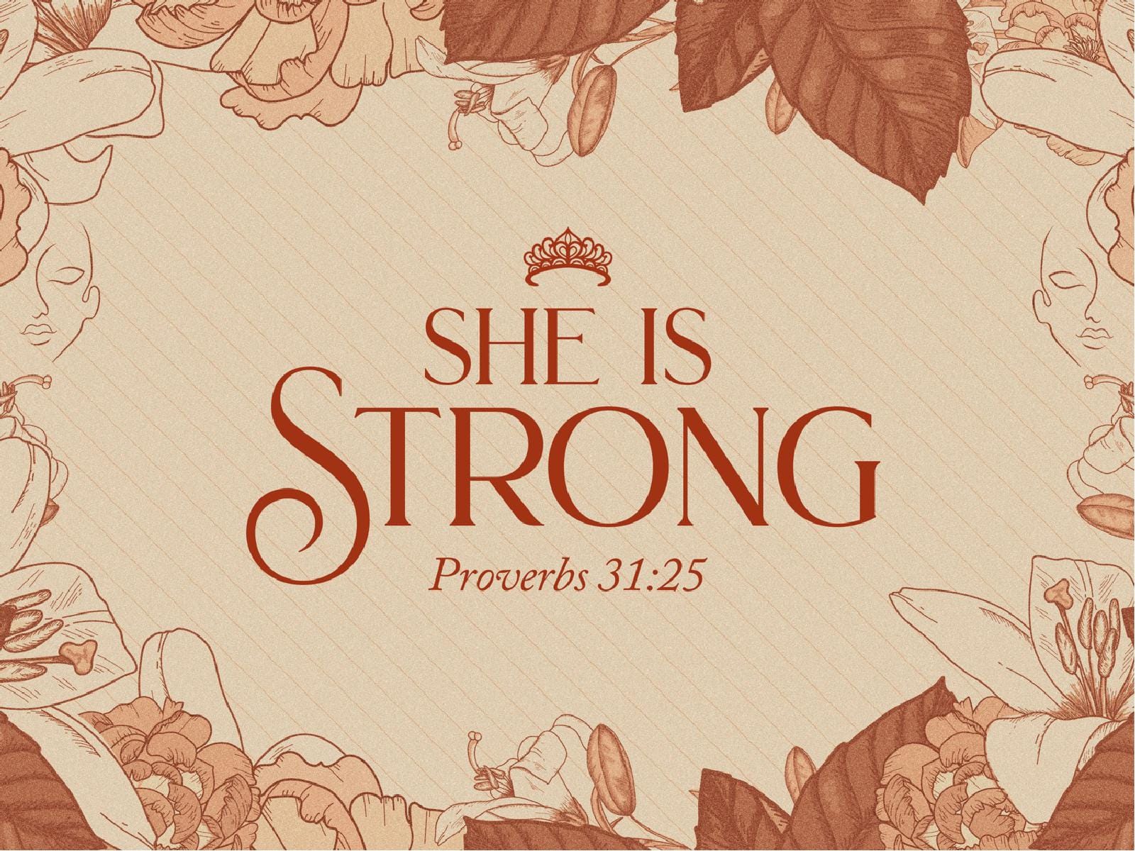 She Is Strong Church PowerPoint