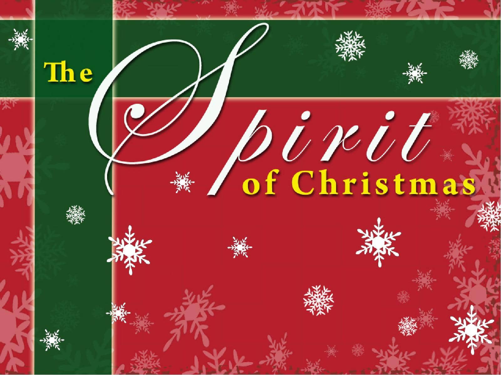 Spirit of Christmas PowerPoint