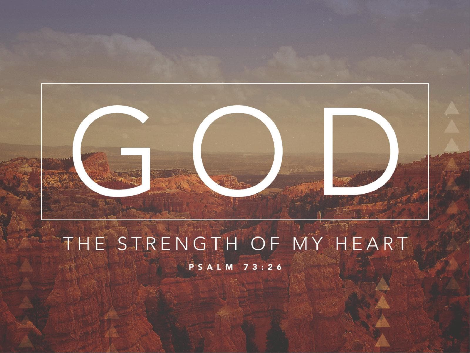 God the Strength Religious PowerPoint