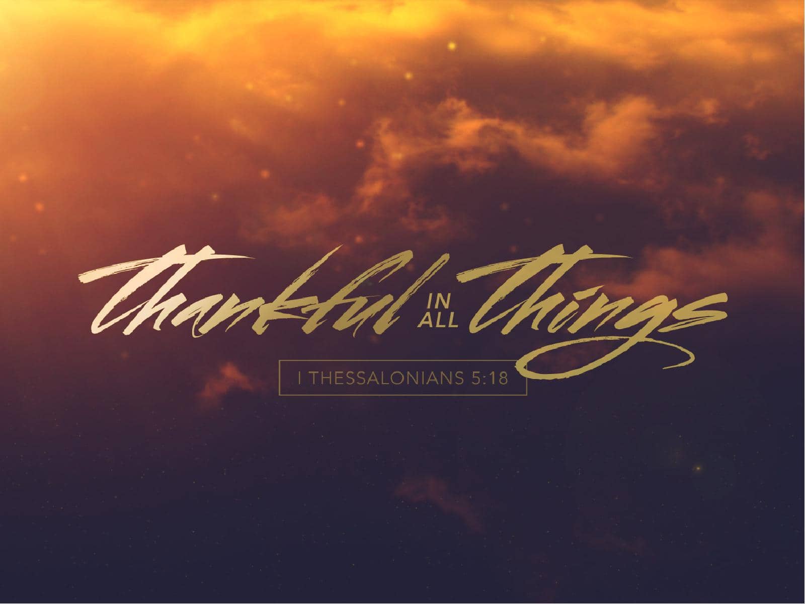 Thankful in All Things Religious PowerPoint