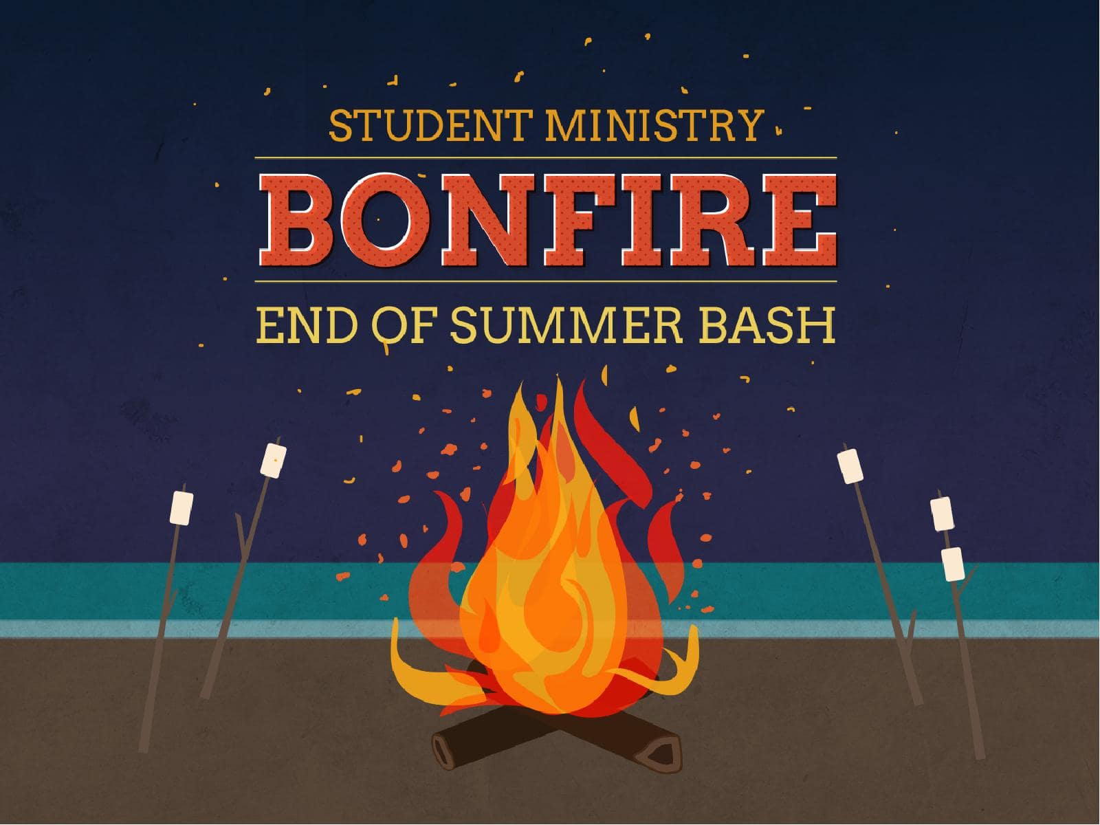 Bonfire Summer Bash Christian PowerPoint