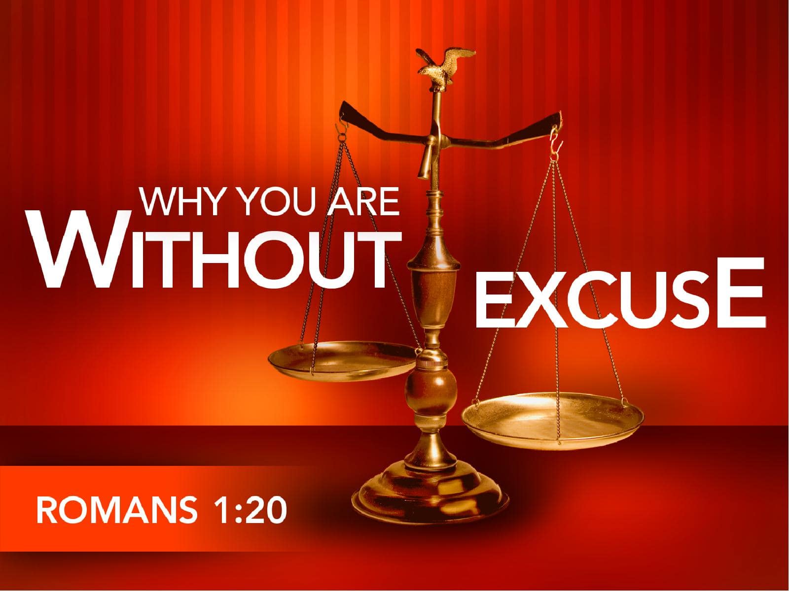 Without Excuse PowerPoint Sermon Template