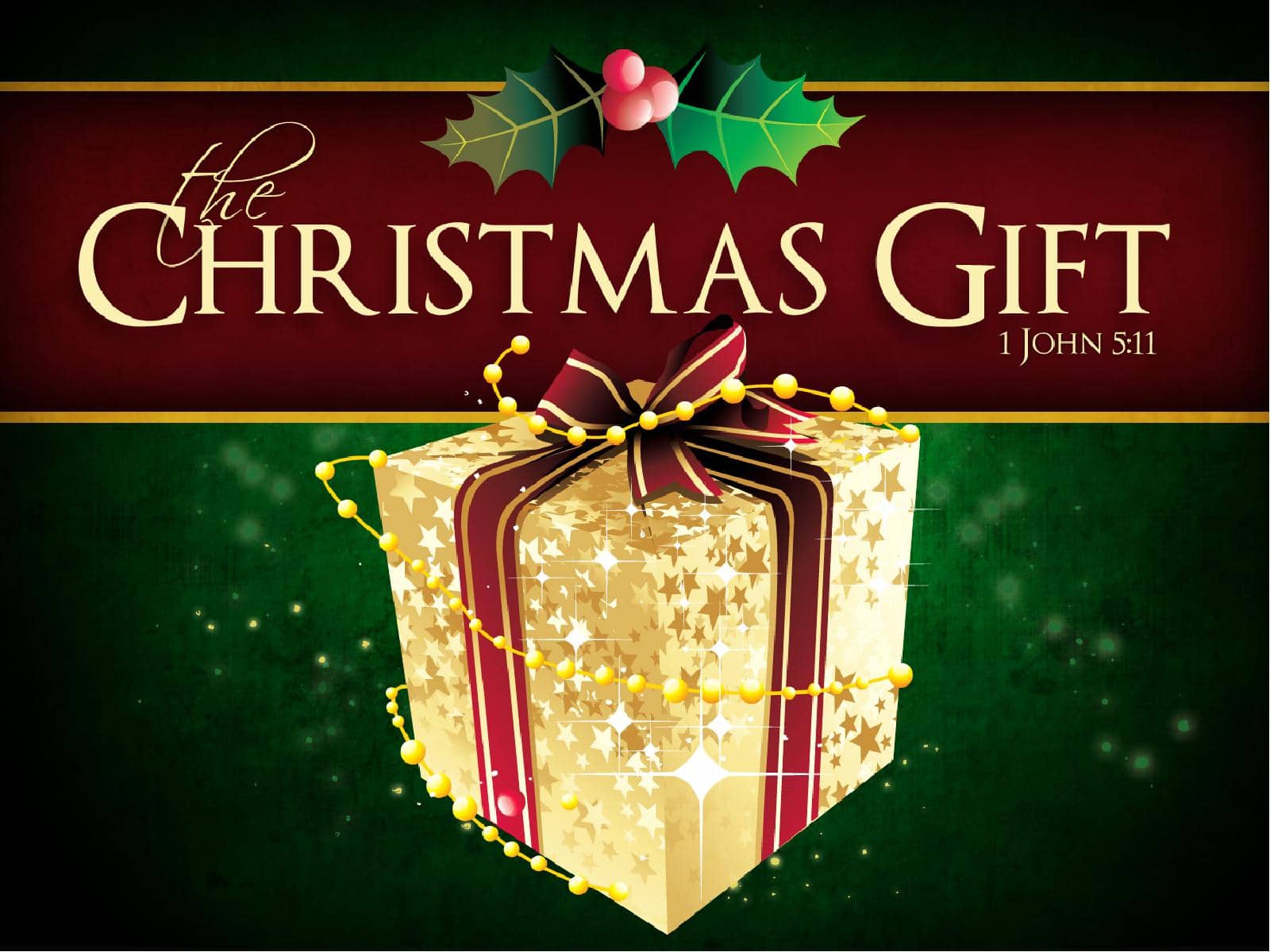 Christmas Gift PowerPoint Template