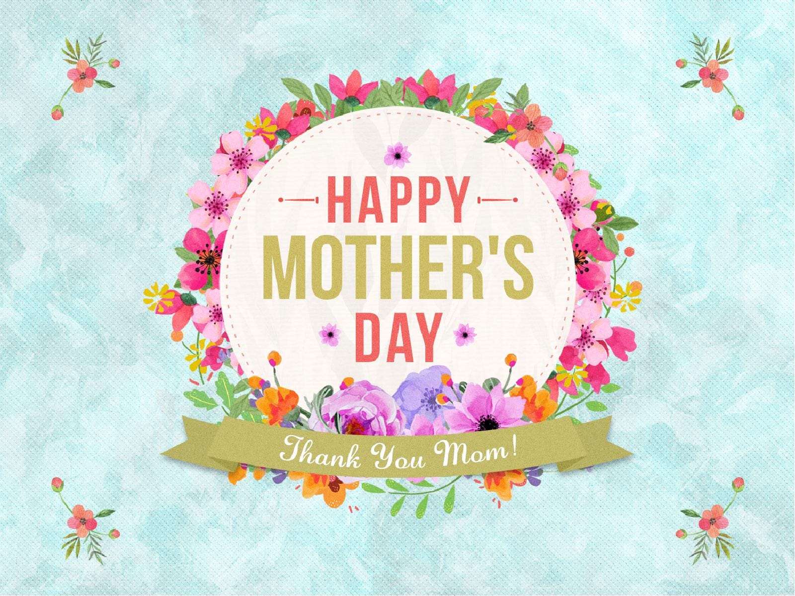 Happy Mother's Day Thank You Mom PowerPoint