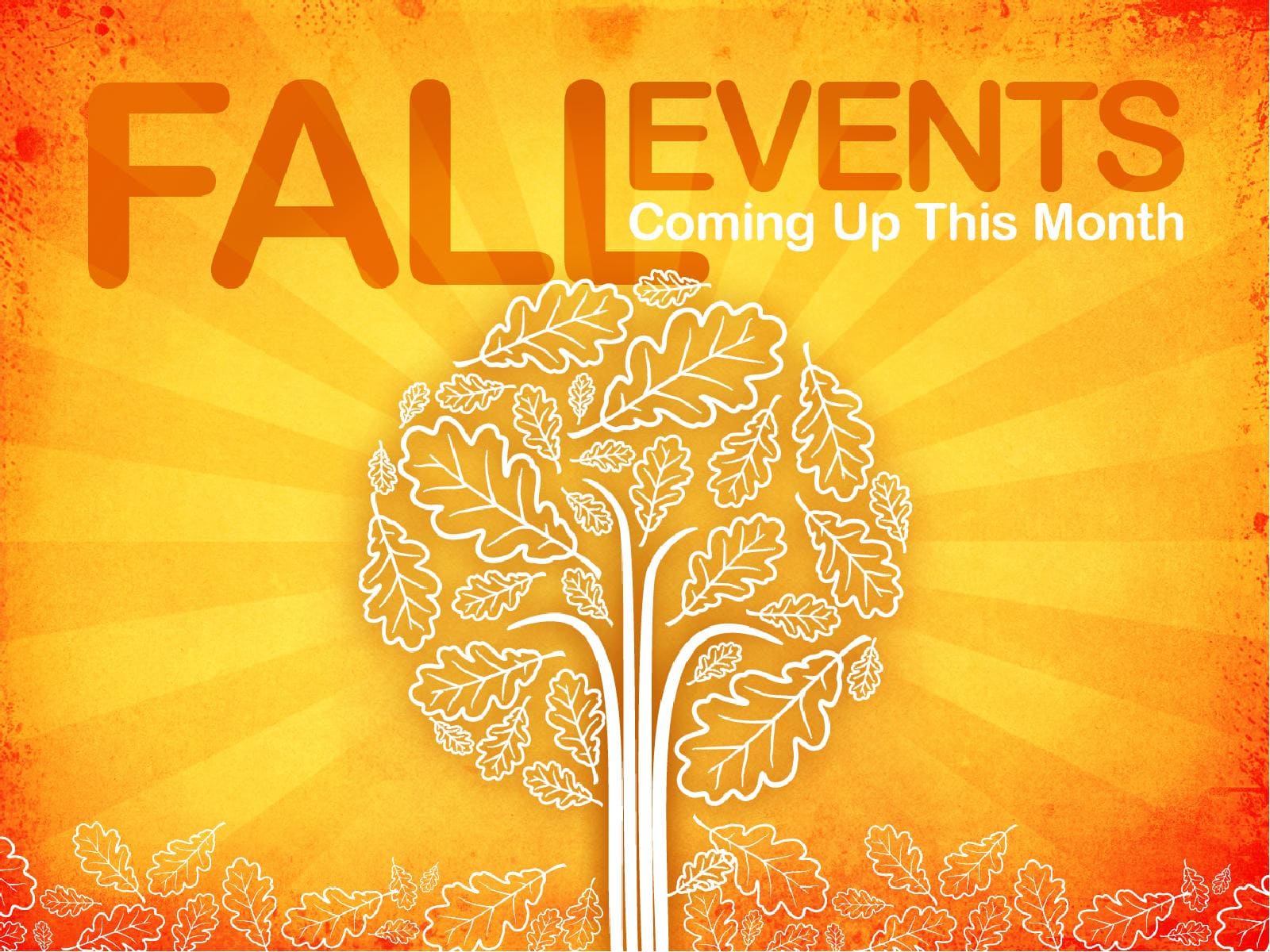 Fall Events PowerPoint