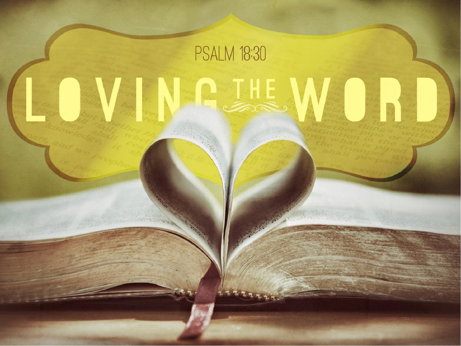 Loving The Word Of God PowerPoint Sermon Template
