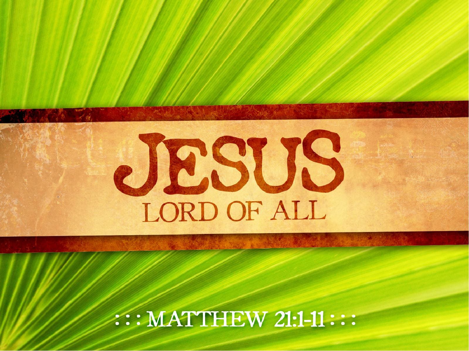 Palm Sunday Passover PowerPoint Template