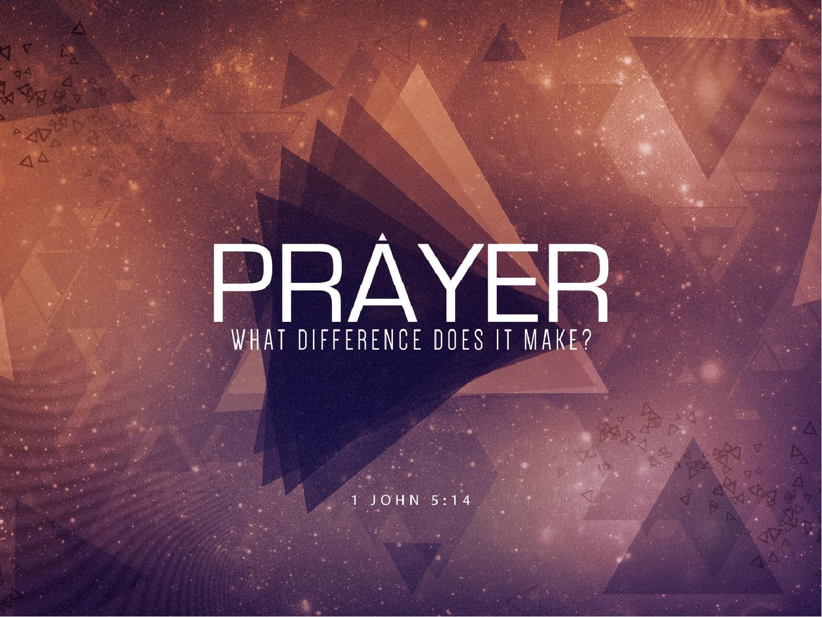 The Difference in Prayer Religious Church PowerPoint