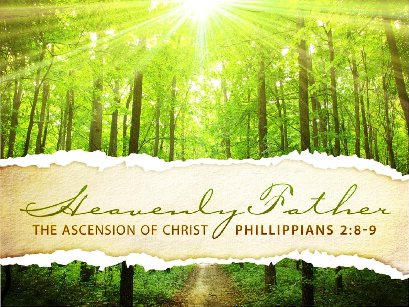 Heavenly Father Church PowerPoint Template