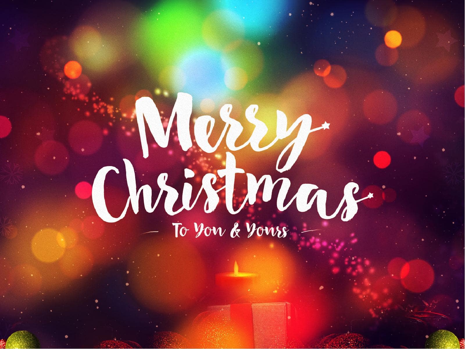 Merry Christmas to You and Yours Ministry PowerPoint