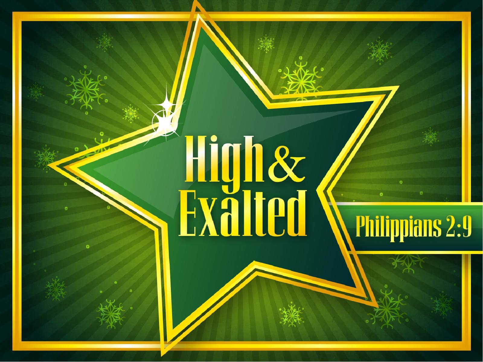 Winter Star PowerPoint Template