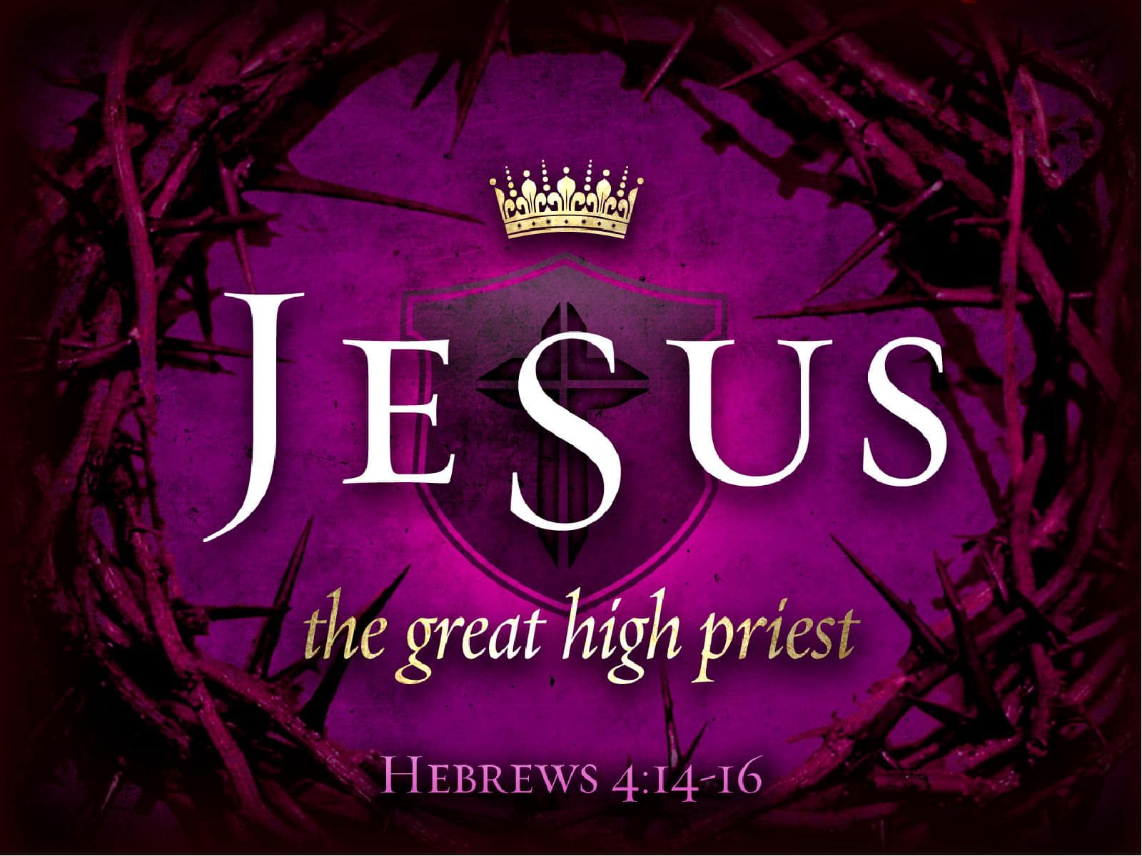 Jesus High Priest Resurrection Easter PowerPoint Template