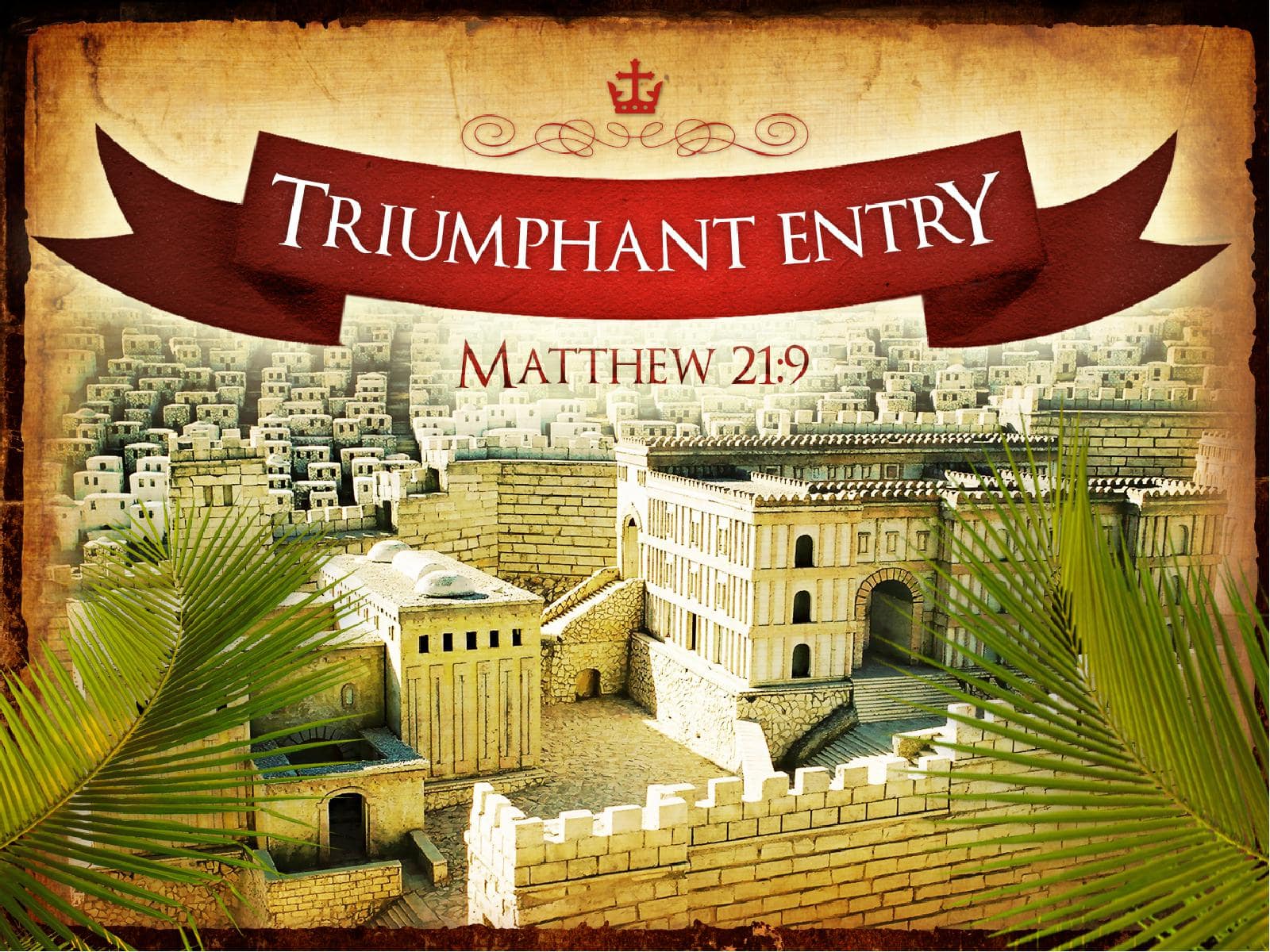 Palm Sunday Church PowerPoint