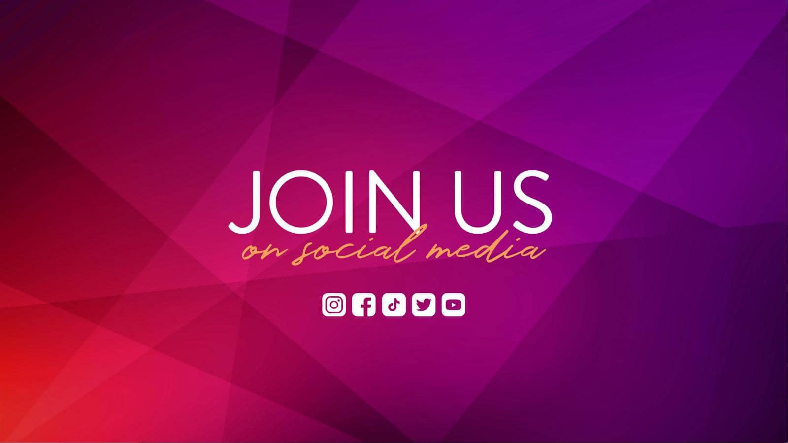 Join Us Abstract Church Announcement Pre Service Slides