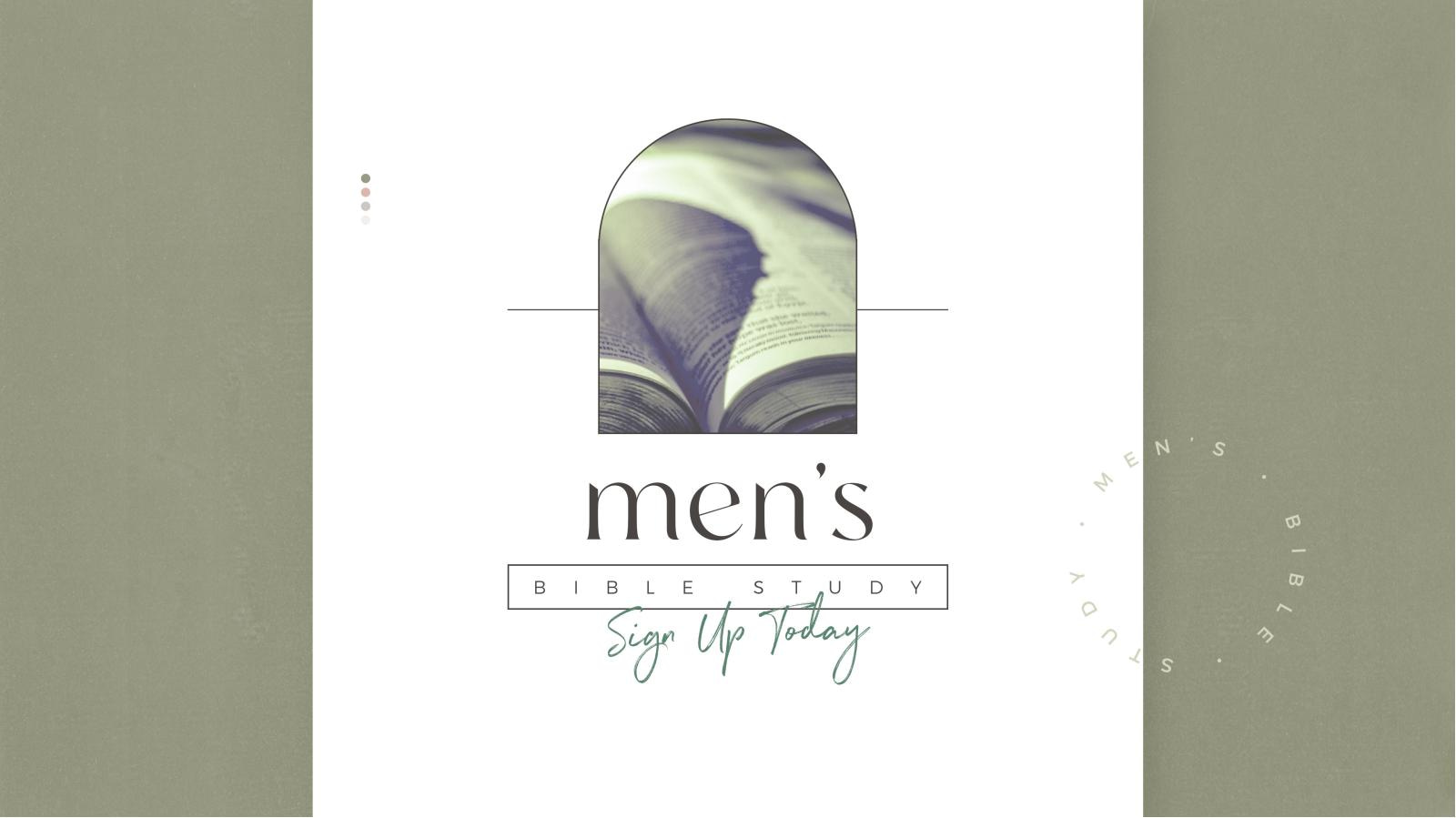 Men's Group Spring Pre Service Slides