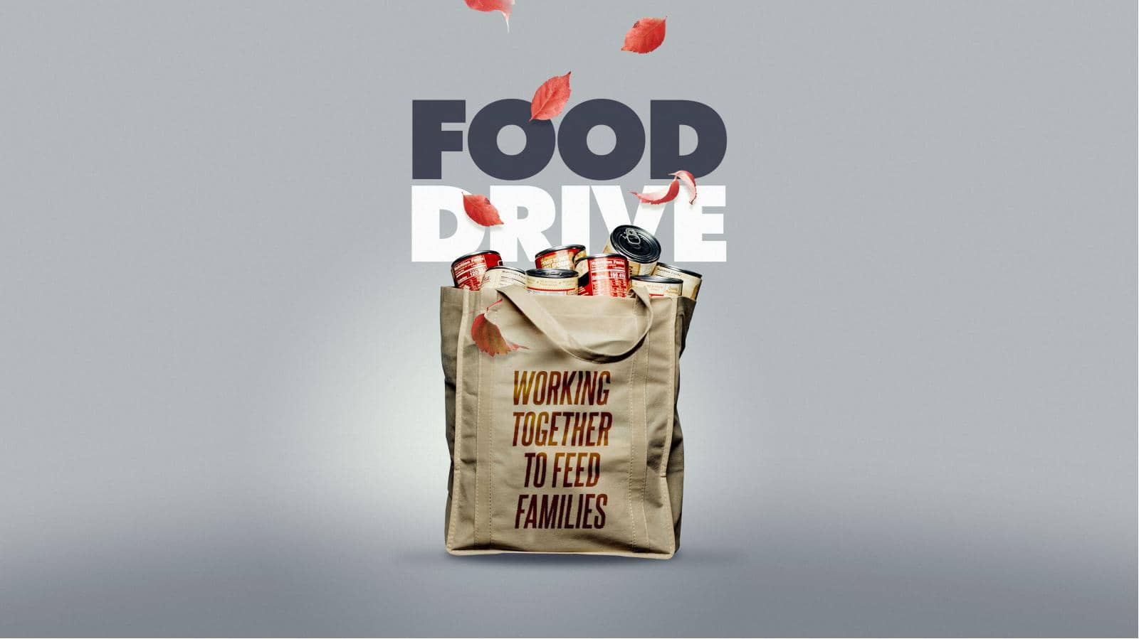 Thanksgiving Food Drive Title Graphics Set