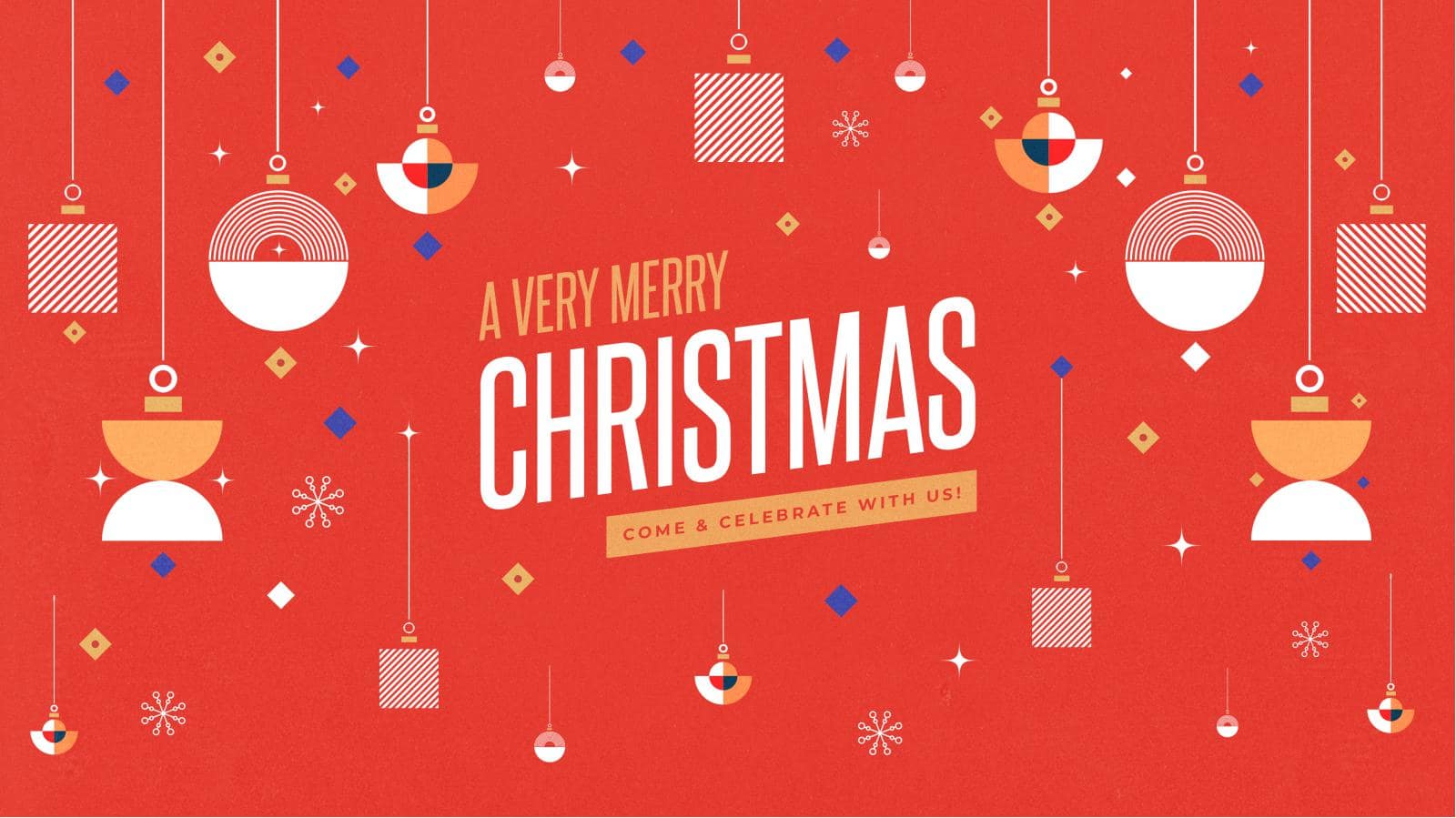 A Very Merry Christmas Title Graphics Set